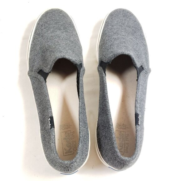 Keds Womens Gray Slip-On Sneakers Size 11 Casual Shoes - Picture 7 of 9